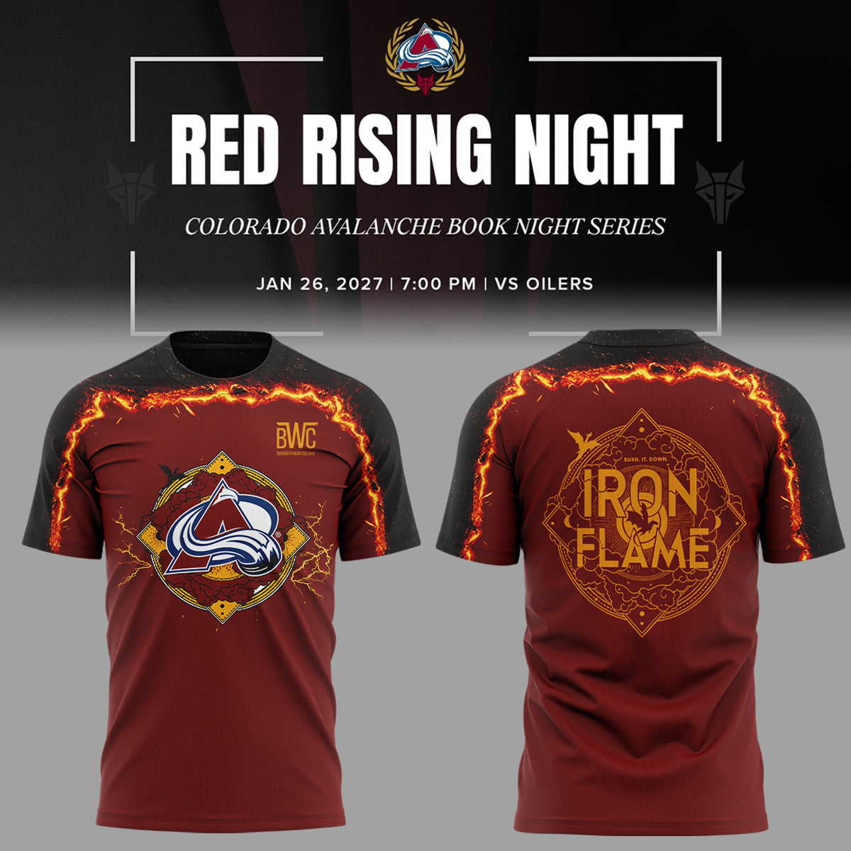 Limited Edition Iron Flame Night Shirt