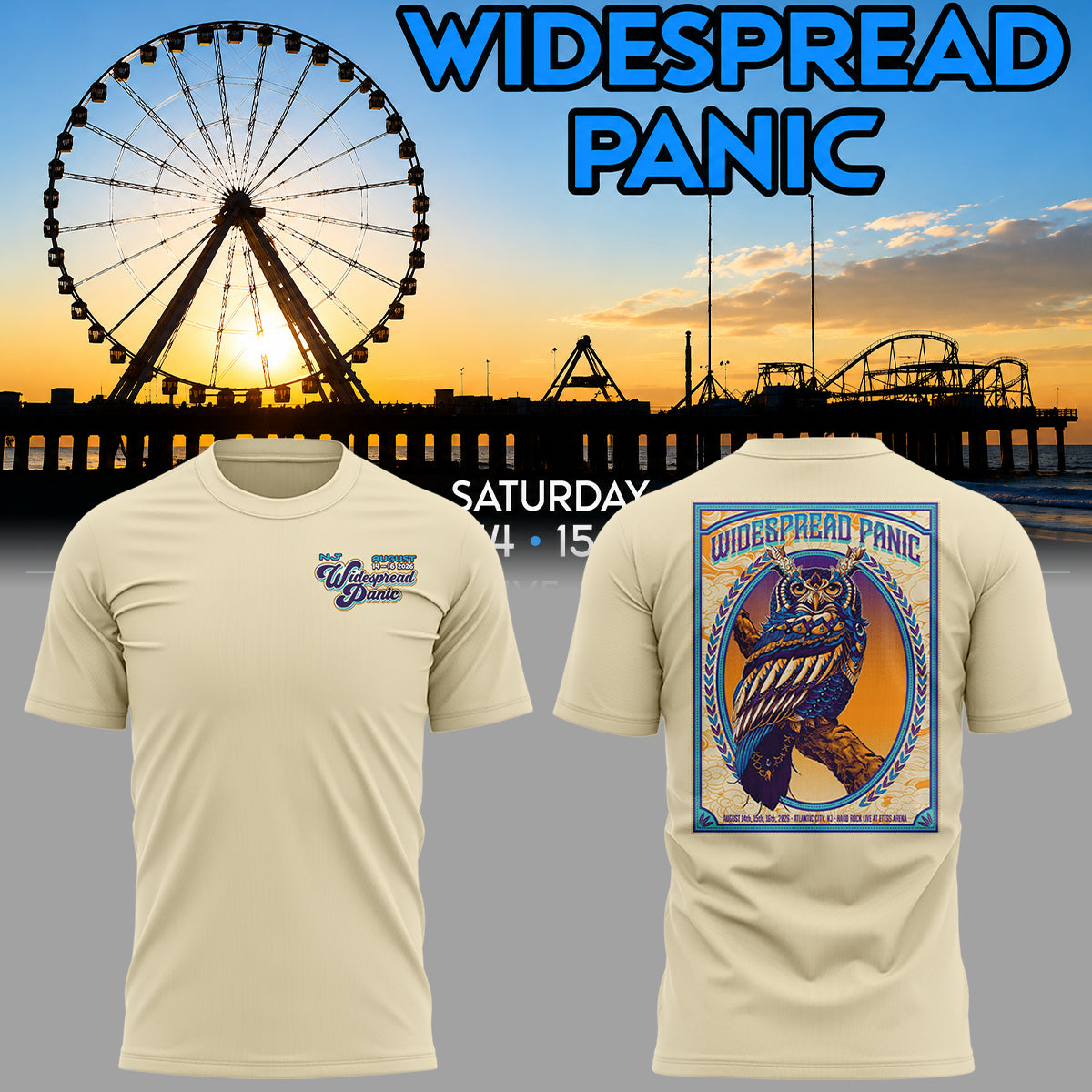 imited Edition Widespread Panic Tour 2026 Tshirt