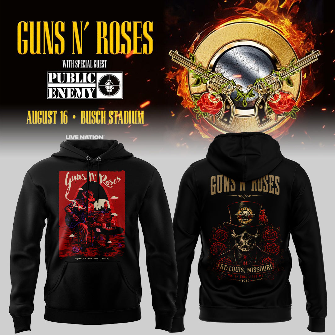 Limited Edition Guns N’ Roses Tour 2026 Hoodie