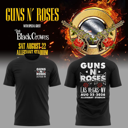 Limited Edition Guns N’ Roses Tour 2026 TShirt