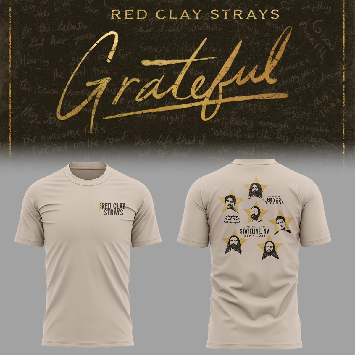 Limited Edition The Grateful Tour in Stateline,NV Shirt