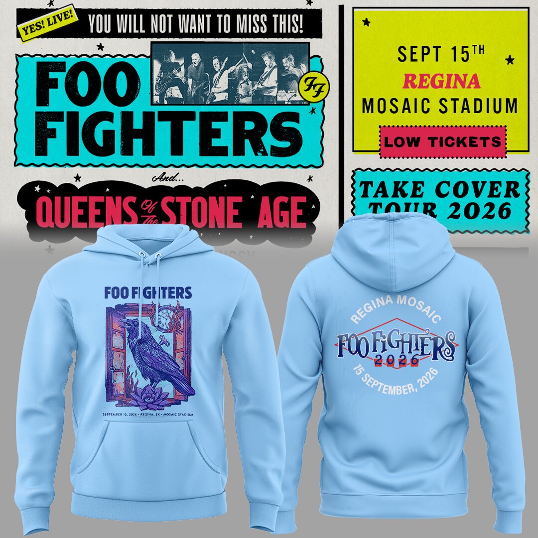 FF 🎸🎤 “Take Cover Tour 2026” at Mosaic Stadium,SK Hoodie