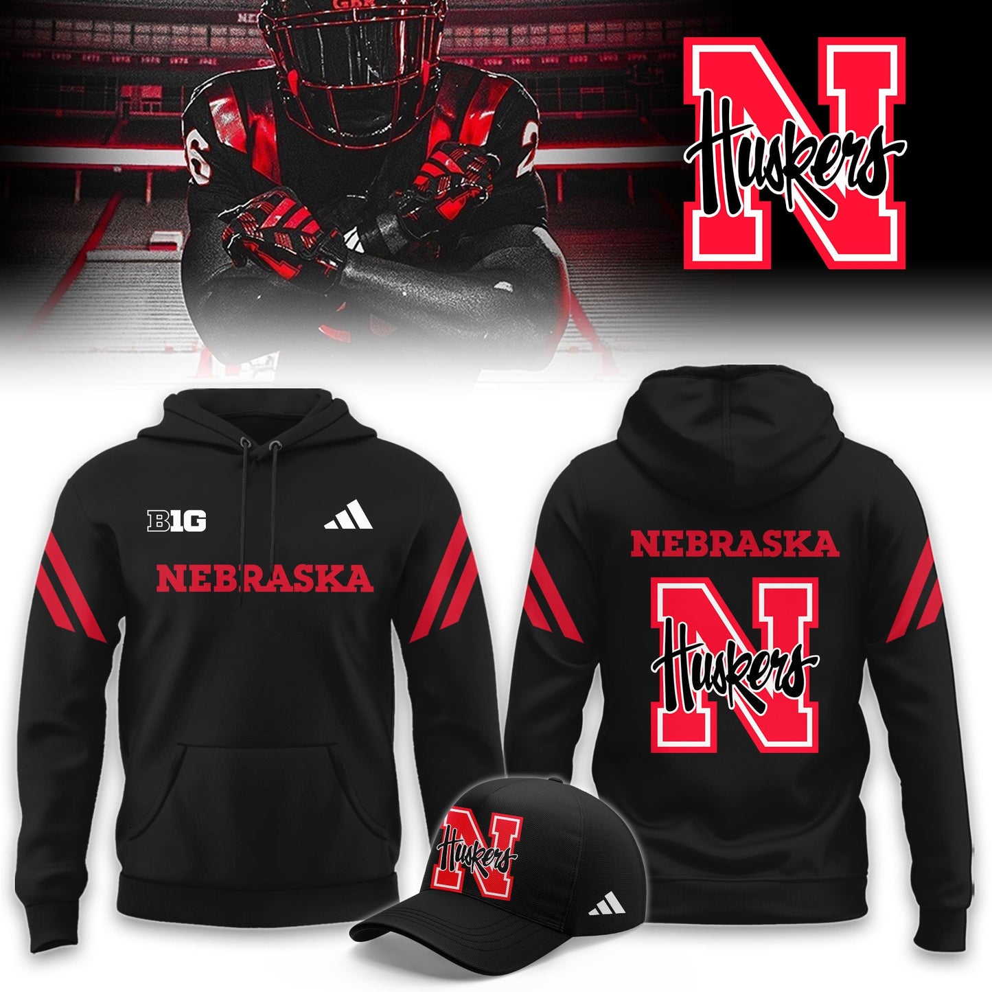 .Nebraska Cornhuskers 2026 Alternate Uniform Limited Hoodie