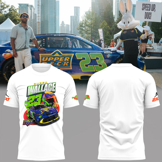 Limited Edition Bubba Wallace #23 x Upper Deck Space Jam 30th Anniversary Shirt-PA070426001