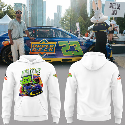 Limited Edition Bubba Wallace #23 x Upper Deck Space Jam 30th Anniversary Hoodie-PA070426002