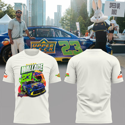 Limited Edition Bubba Wallace #23 x Upper Deck Space Jam 30th Anniversary Shirt-PA070426003