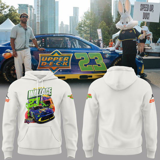 Limited Edition Bubba Wallace #23 x Upper Deck Space Jam 30th Anniversary Hoodie-PA070426002 (Copy)
