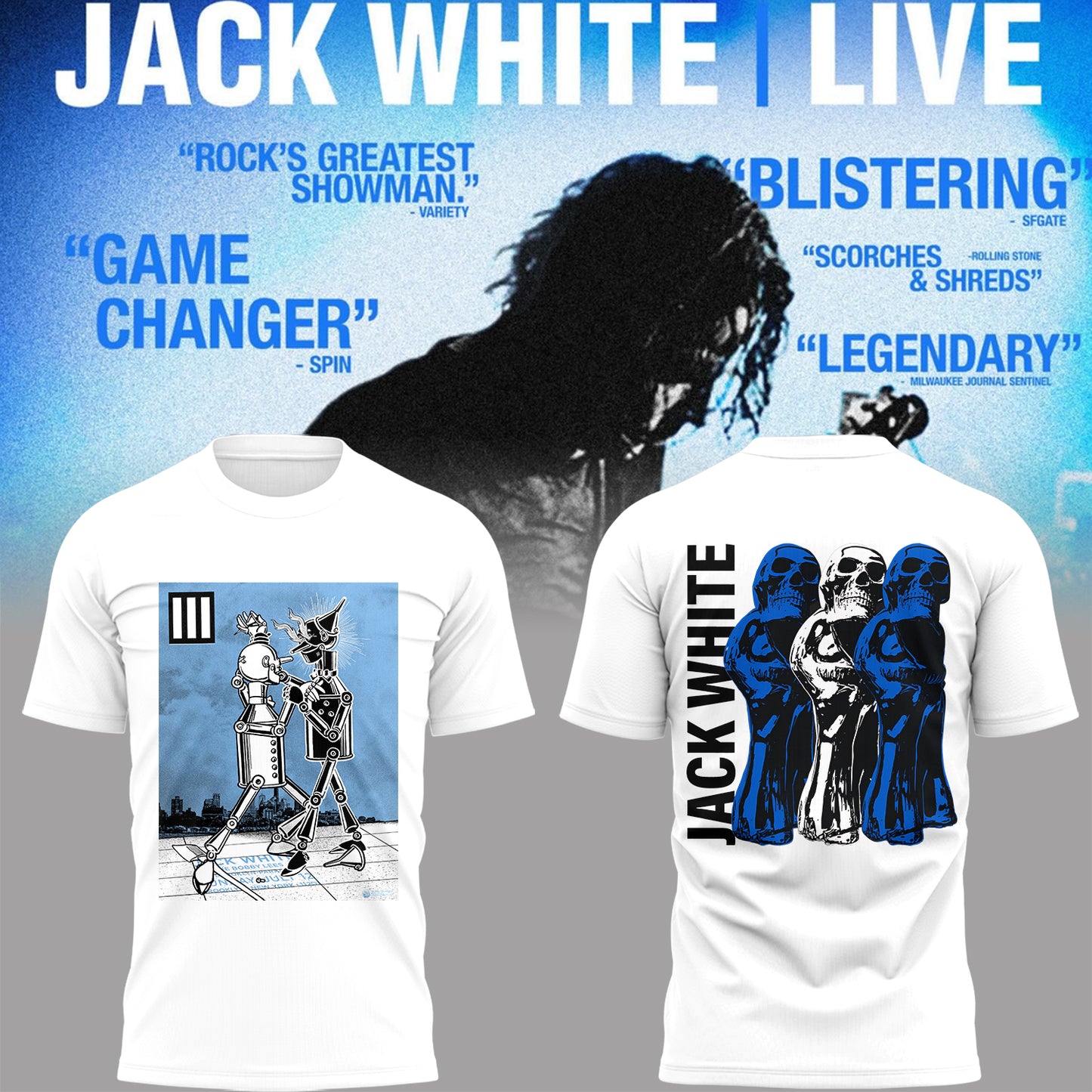 Limited Edition Jack White Tour 2026 T-Shirt