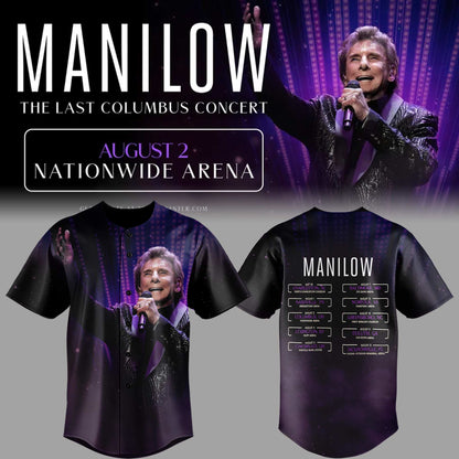 Limited Editon Barry Manilow The Last Columbus Concert Jersey
