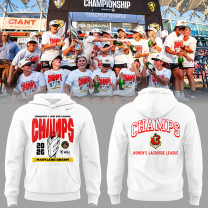 Limited Edition Women’s Lacrosse League Champions 🏆🥍 Hoodie
