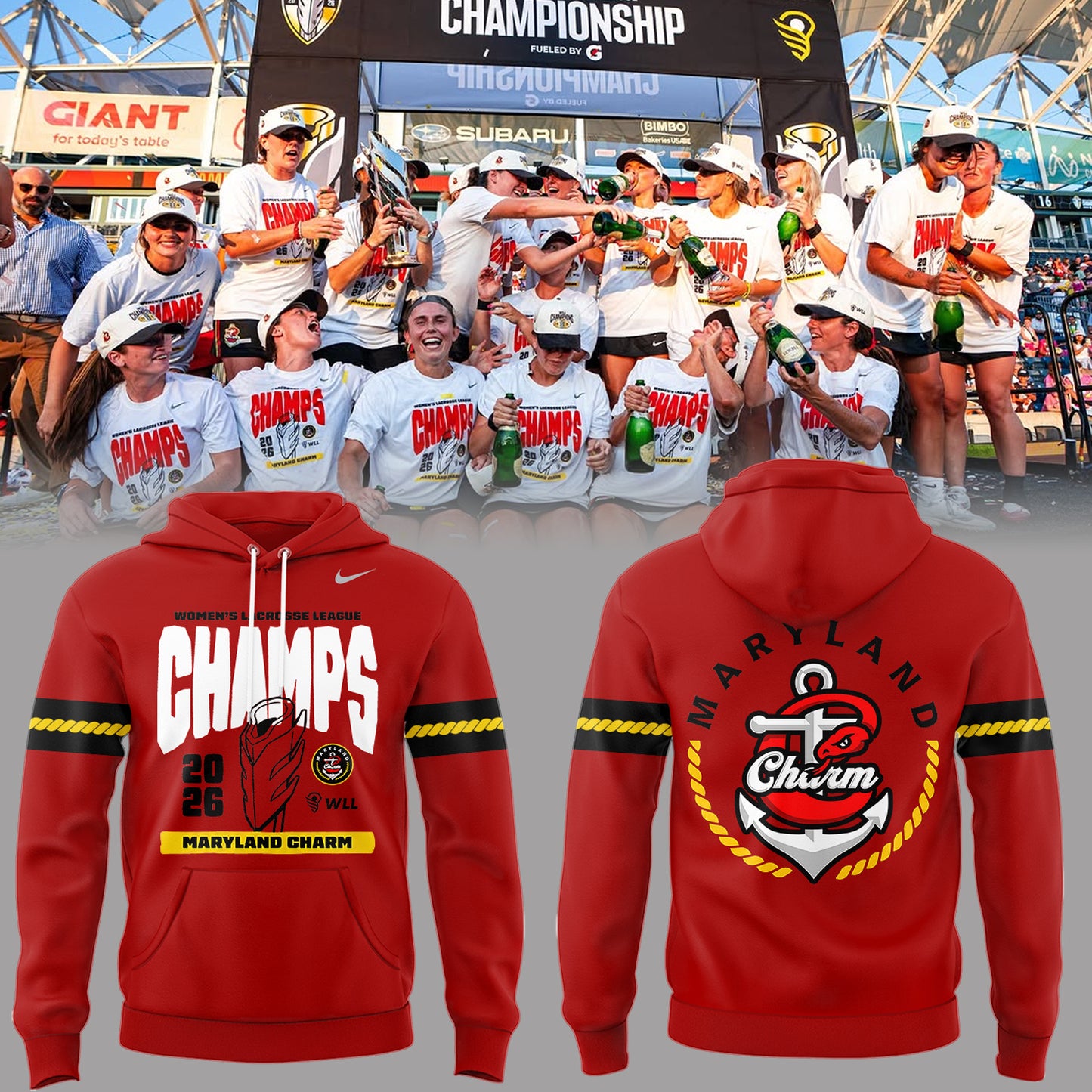 Limited Edition Women’s Lacrosse League Champions 🏆🥍 Hoodie