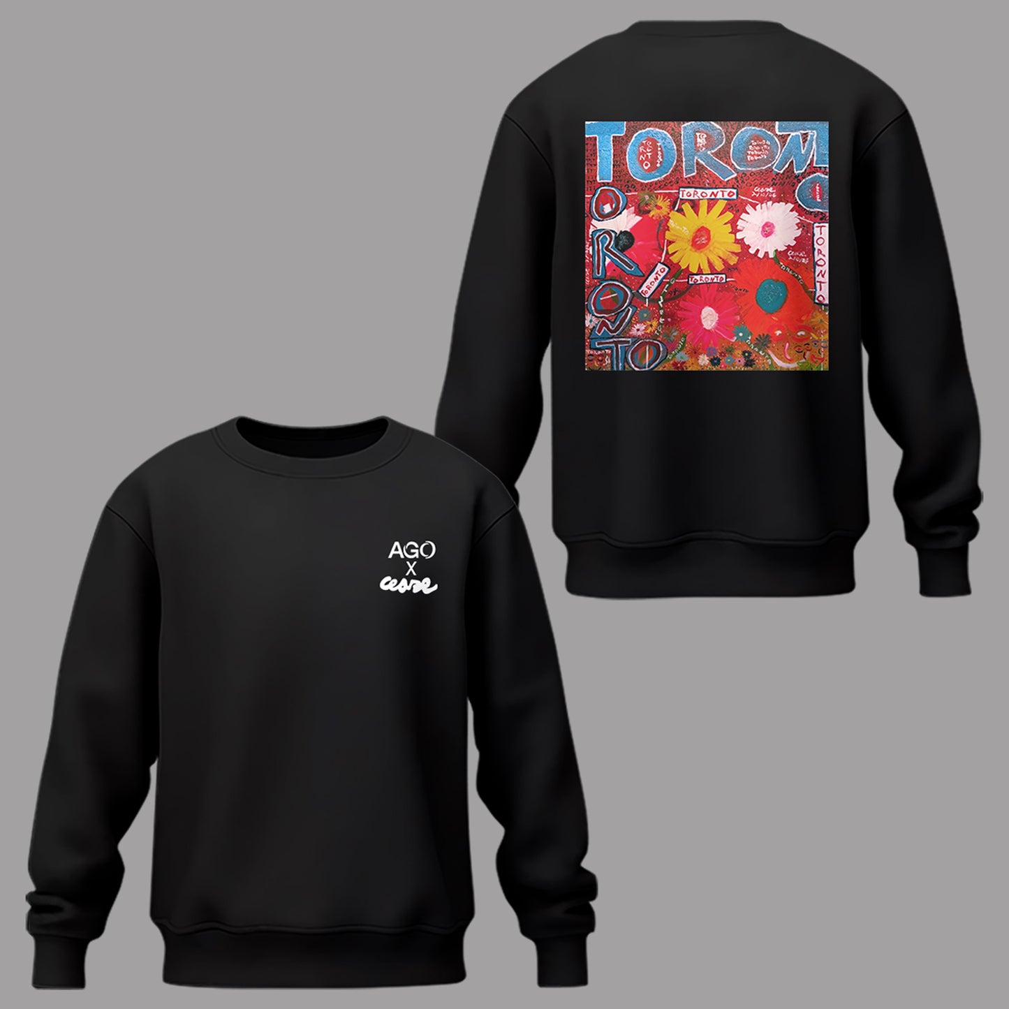 Limited Edition AGO x Cease “Eve of Toronto” Sweatshirt