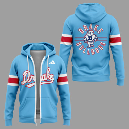 Limited Edition Powder Blue Throwback ZIP Hoodie