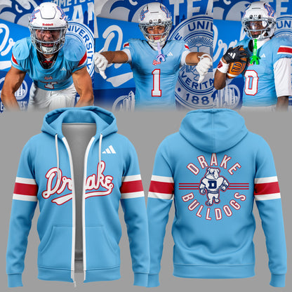 Limited Edition Powder Blue Throwback ZIP Hoodie