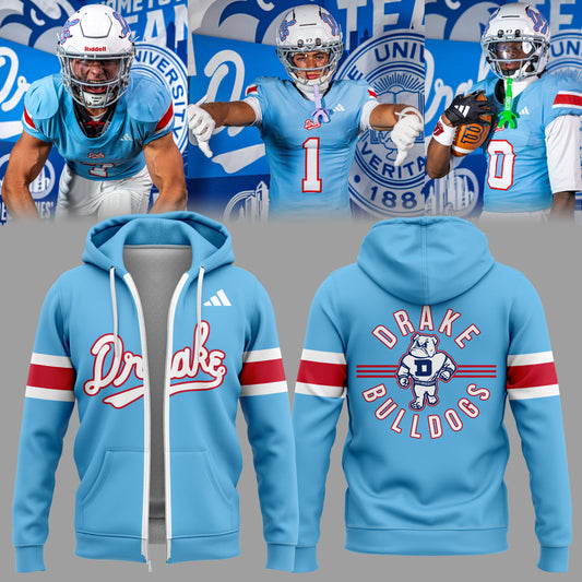 Limited Edition Powder Blue Throwback ZIP Hoodie