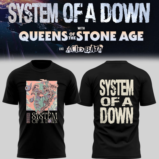 Limited Edition SOAD UK & Europe Stadium Tour 2026 T-Shirt
