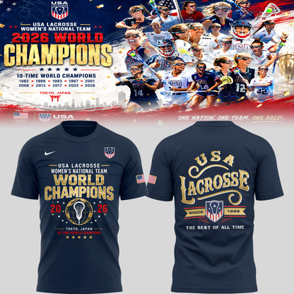 Limited Edition 2026 World Lacrosse Champions 🥍🏆 Shirt