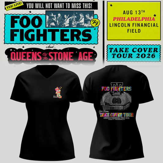 FF 🎸🎤 “Take Cover Tour 2026” in Philadelphia,PA TShirt