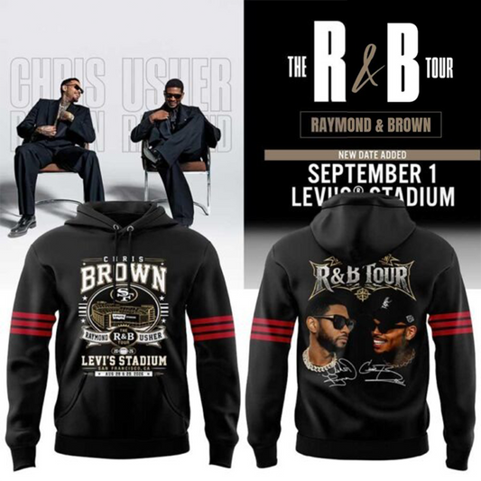 Chris Brown & Usher The R&B Tour 2026 Levi’s Stadium Hoodie