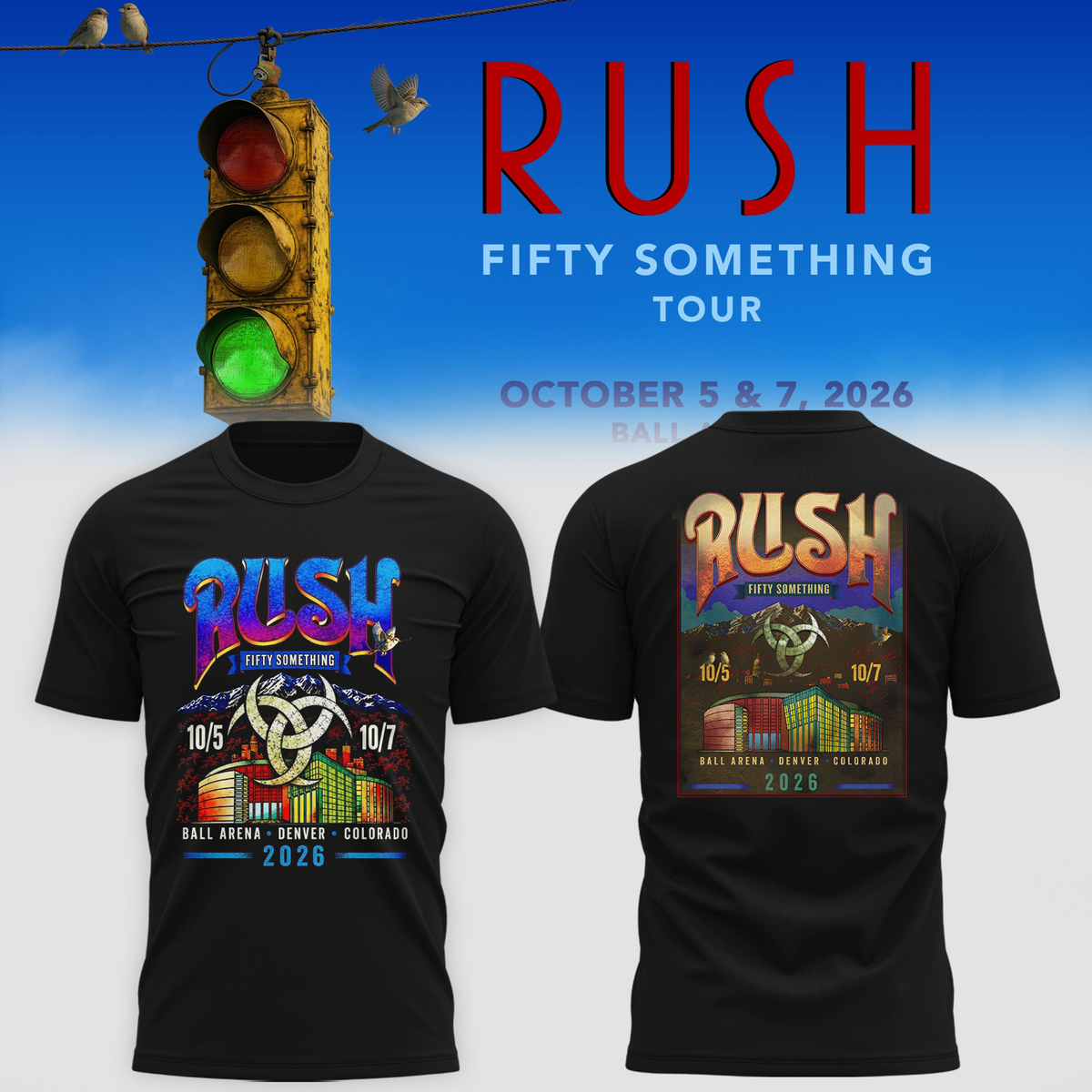 Fifty Something Tour 2026  Denver Colorado T-shirt