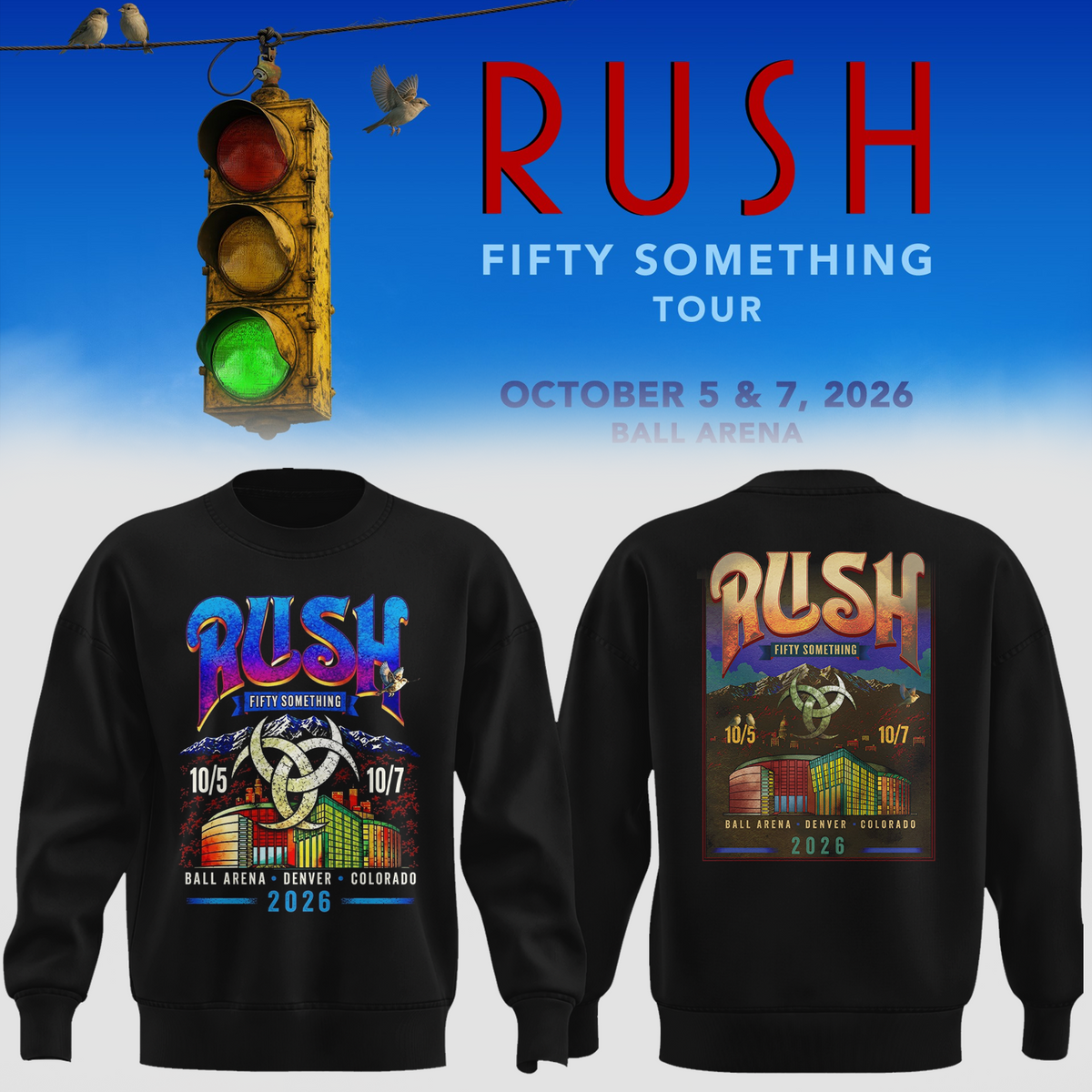 Fifty Something Tour 2026  Denver Colorado Hoodie
