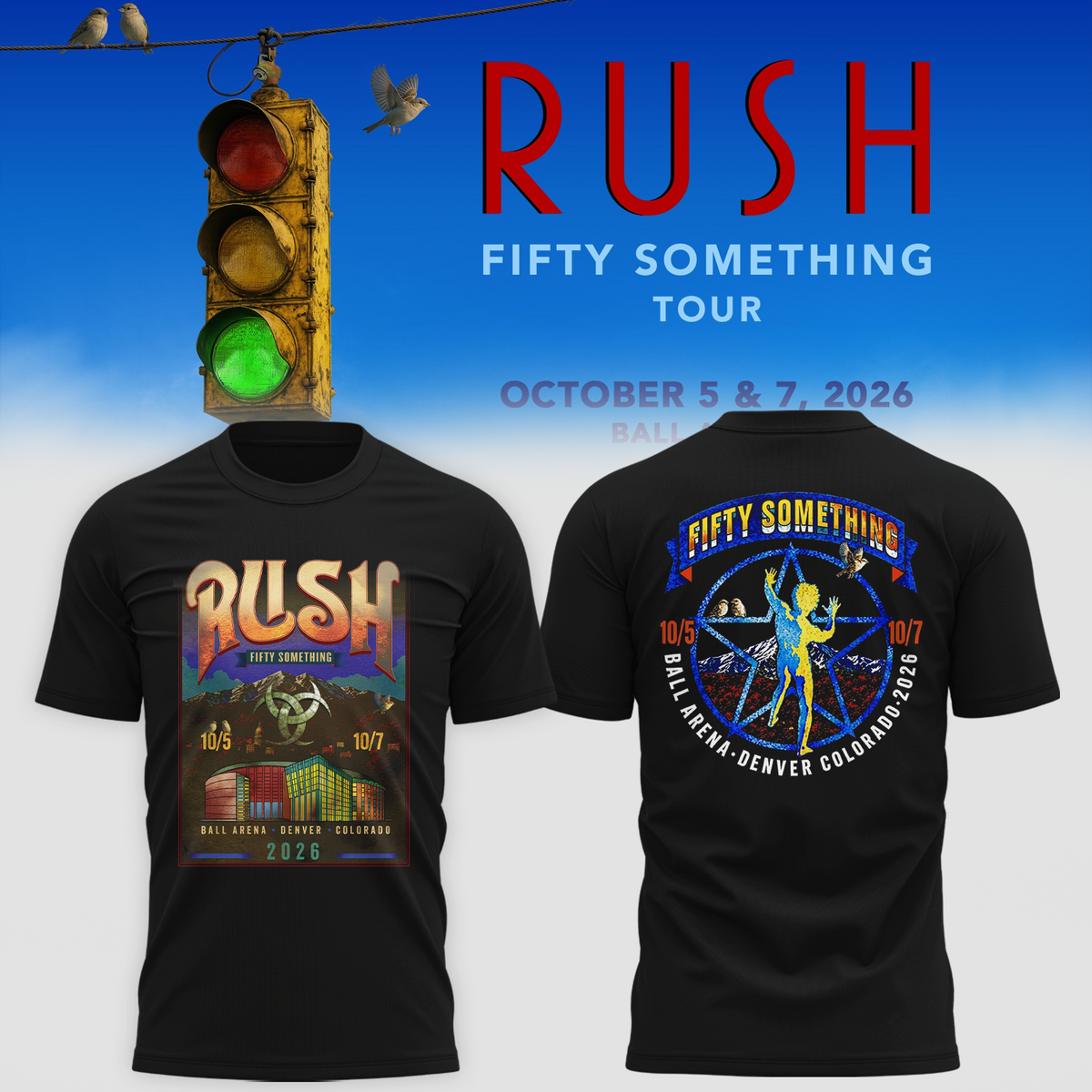 Fifty Something Tour 2026  Denver Colorado T-shirt