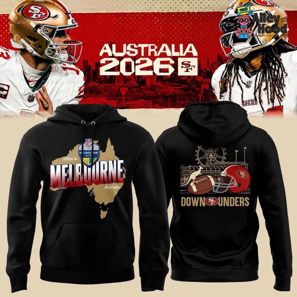 San Francisco 49ers  Melbourne Australia 2026 Hoodie