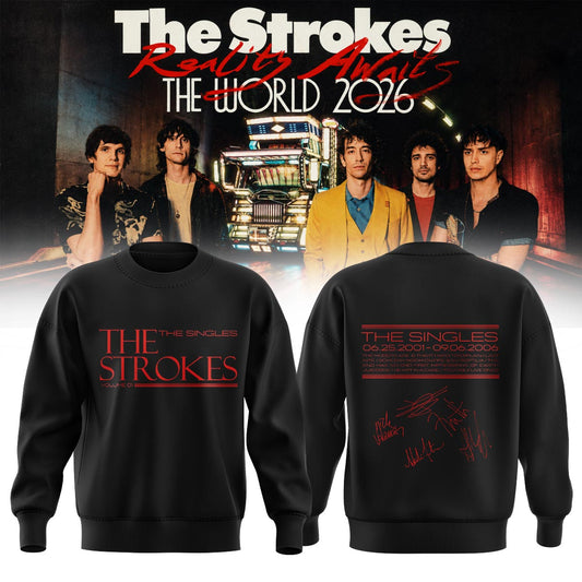 The Strokes “Reality Awaits Tour 2026” Signature Limited Edition – Sweatshirt