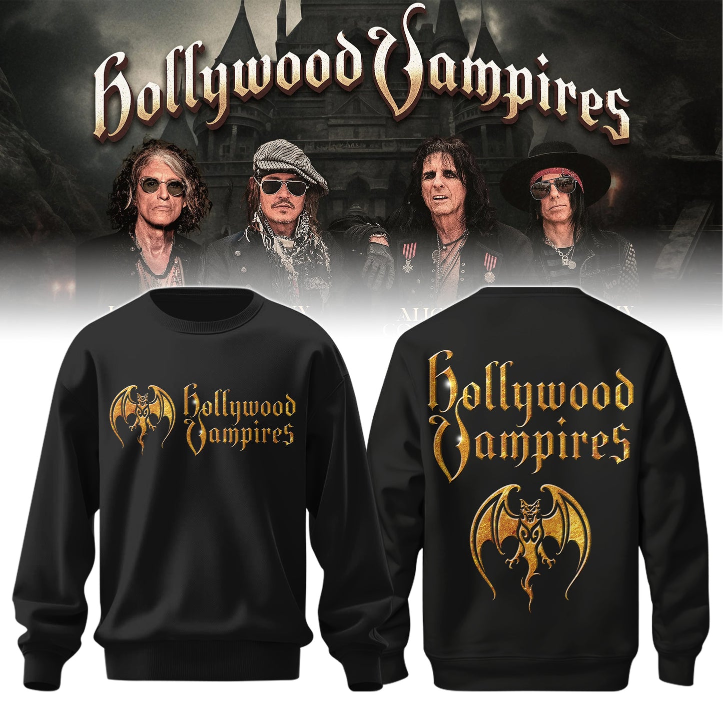 Hollywood Vampires 2026 Tour Merch ver 6