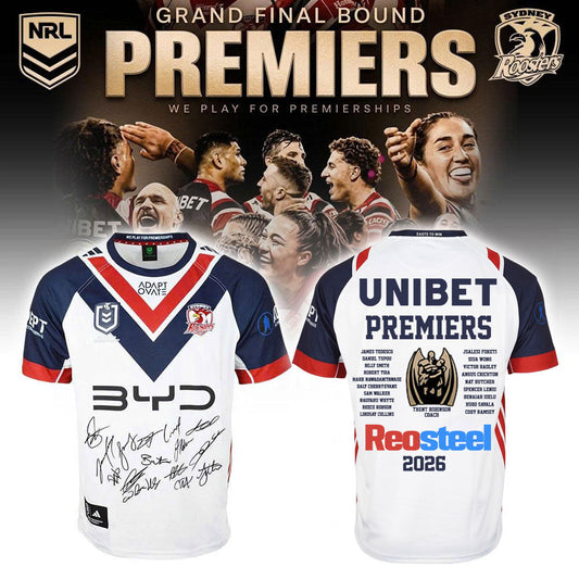 Sydney Roosters 2026 PREMIERS Limited Jersey