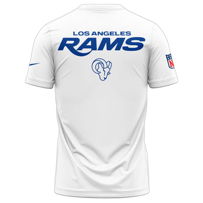 LAR Rams Classic Sol White Tee