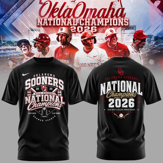 Oklahoma Sooners 2026 NCAA Baseball National Champions Tshirt