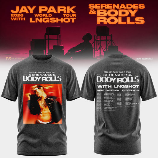 JAY PARK & LNGSHOT – 2026 World Tour ‘Serenades & Body Rolls’ Limited T-Shirt