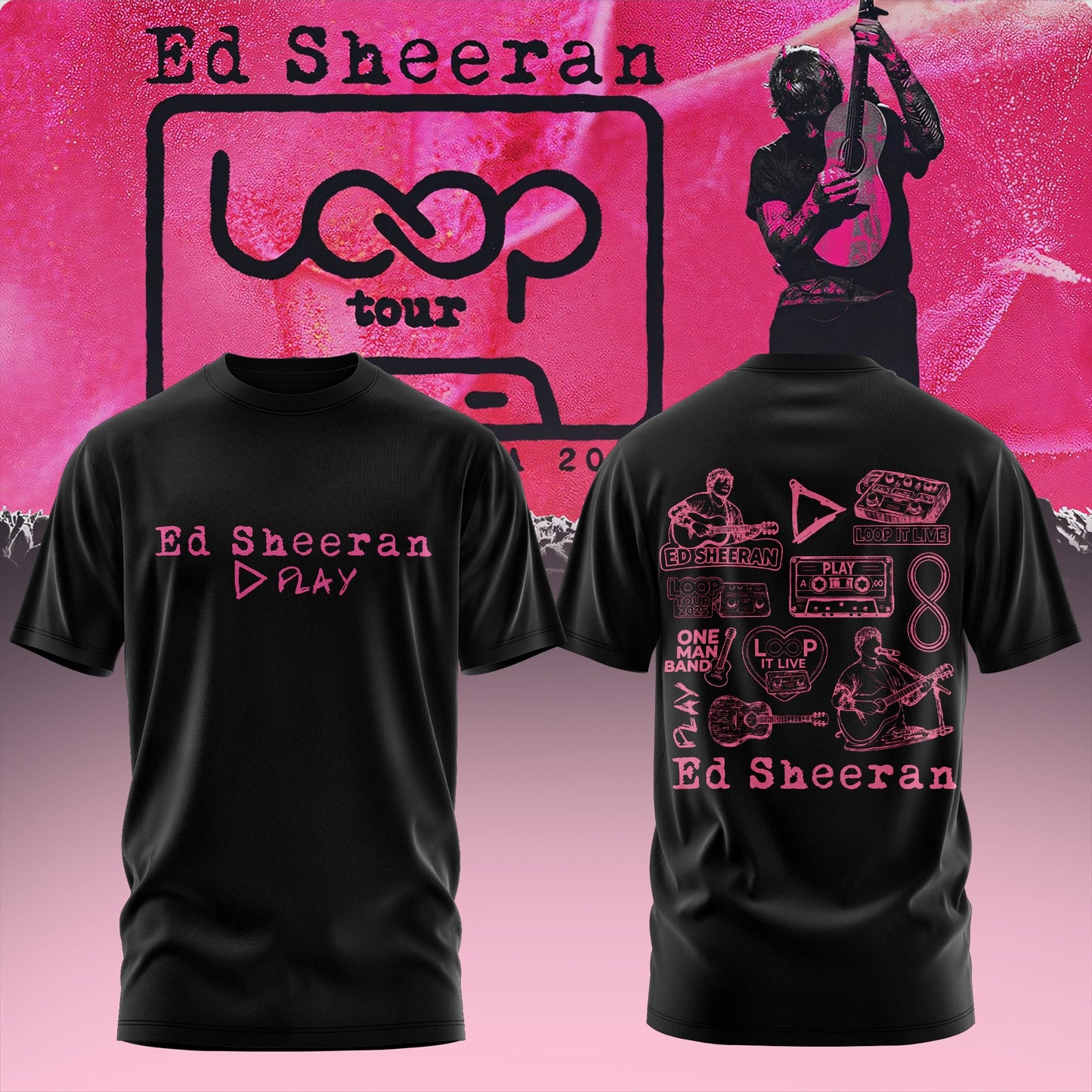 Ed Sheeran – Loop Tour NA 2026 Limited T-Shirt