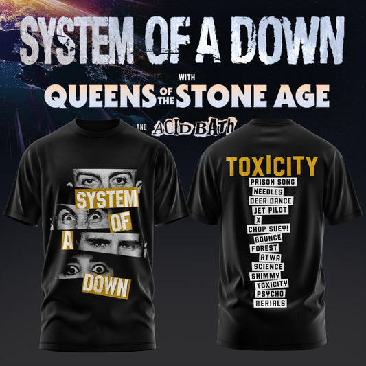 _S.O.A.D – UK & EU Tour 2026 Official Limited T-Shirt