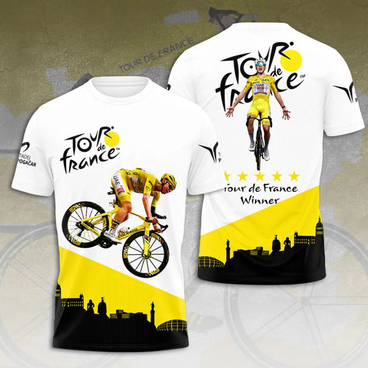 Limited Editon Tadej Pogacar 2026 5X Tour de France Winner Shirt