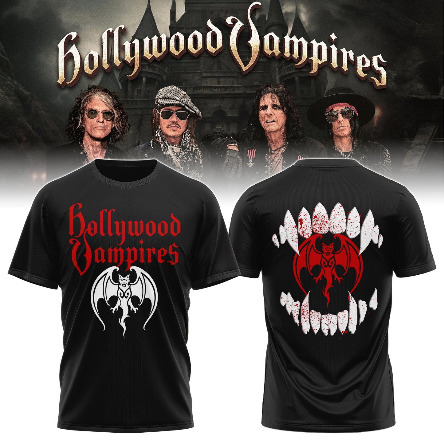 Hollywood Vampires 2026 Tour Merch ver 2