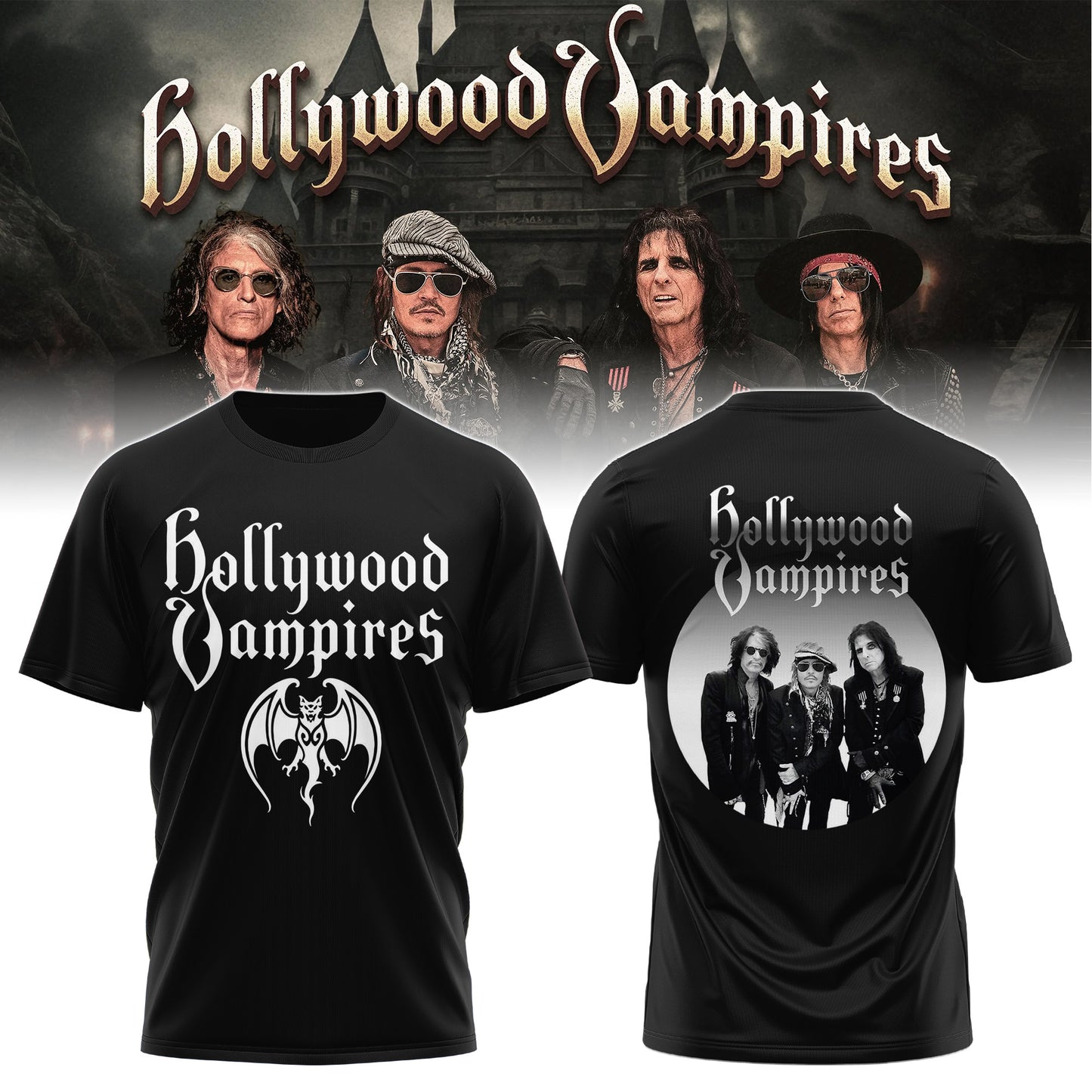 Hollywood Vampires 2026 Tour Merch ver 5