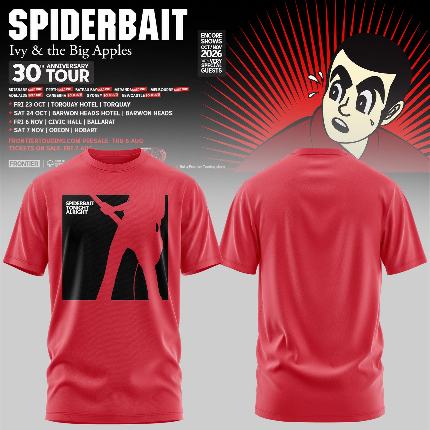 SPIDERBAIT — 30TH ANNIVERSARY TOUR COLLECTION TEE