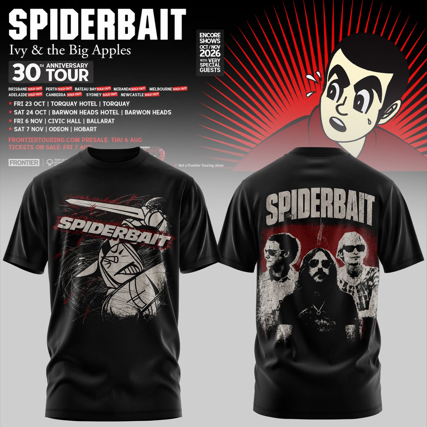 SPIDERBAIT — 30TH ANNIVERSARY TOUR COLLECTION TEE