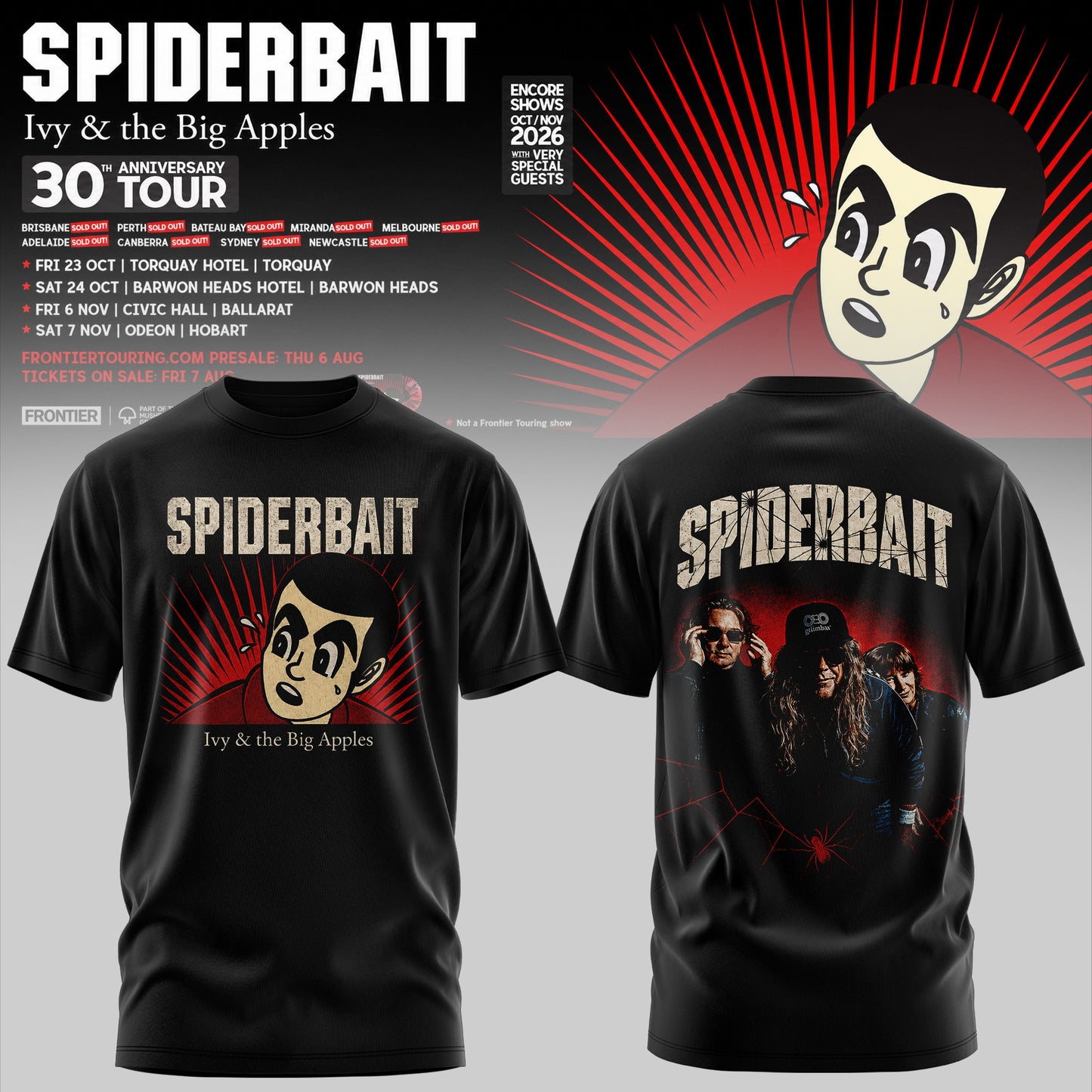 SPIDERBAIT — 30TH ANNIVERSARY TOUR COLLECTION TEE