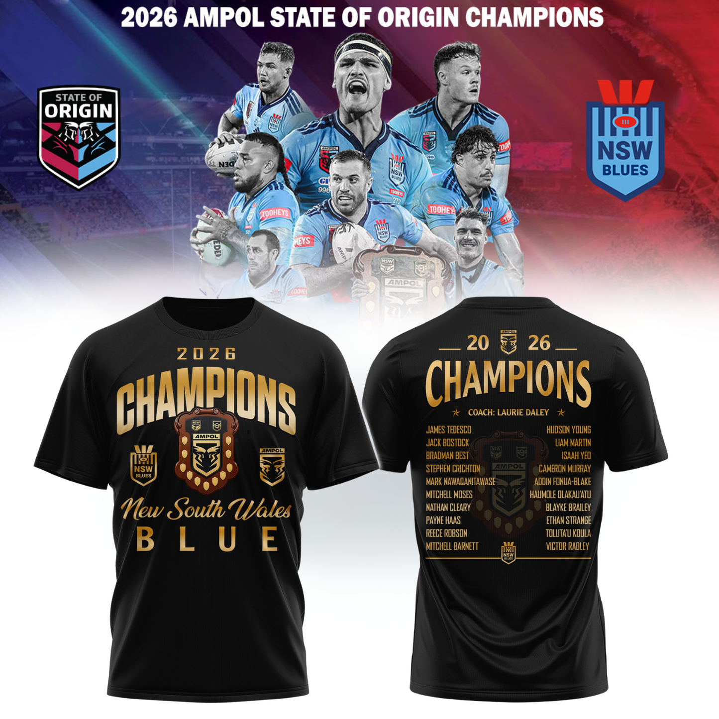 New South Wales Champions Shirt 2026