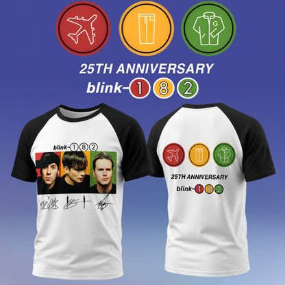 Blink-182 25th Anniversary Signature Collection – Limited Edition T shirt