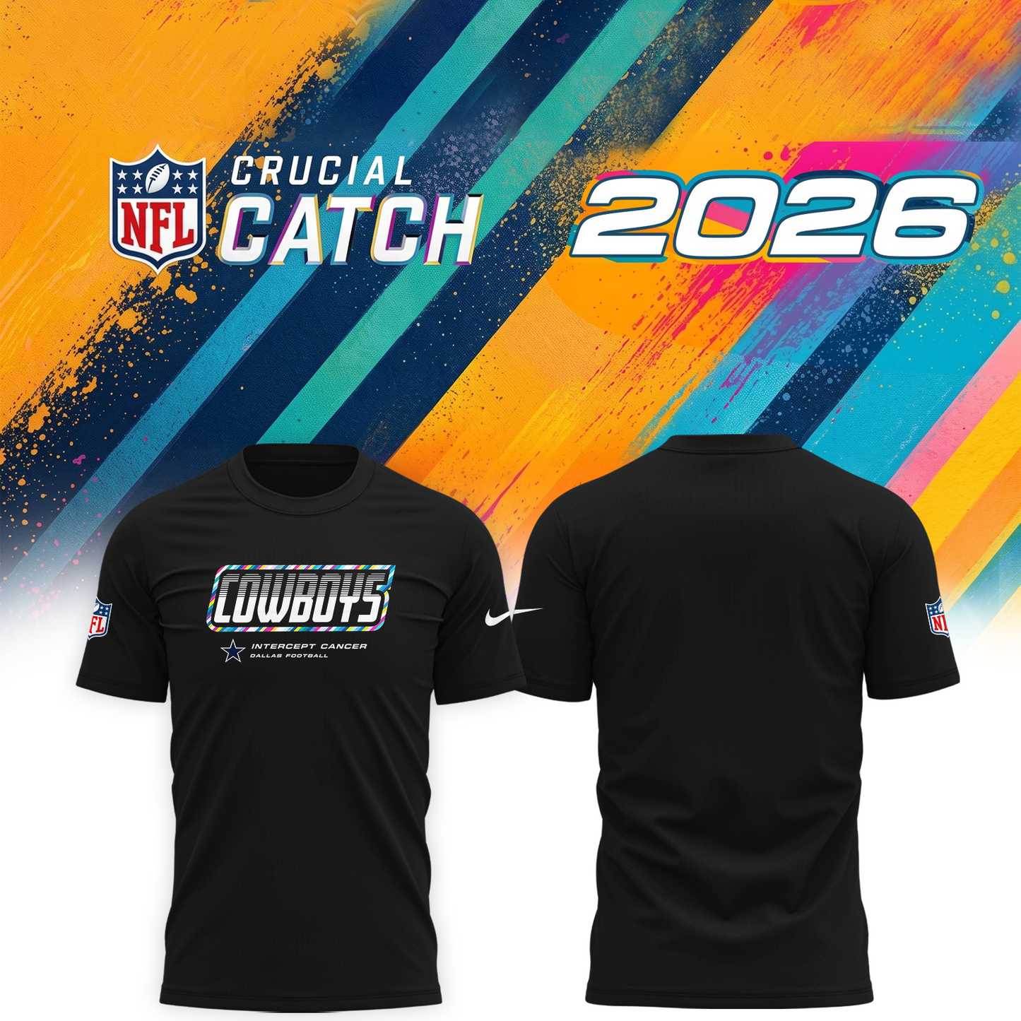 D.Cowboys 2026 Crucial Catch Limited Tshirt