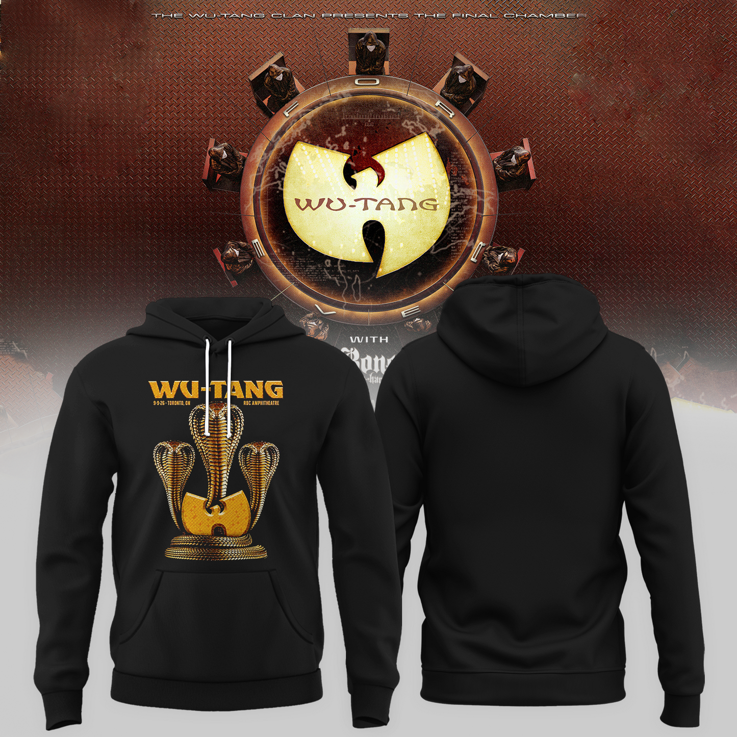 Toronto ON 2026 Event Poster Live At RBC Amphitheatre On September 9 2026 Unisex Hoodie