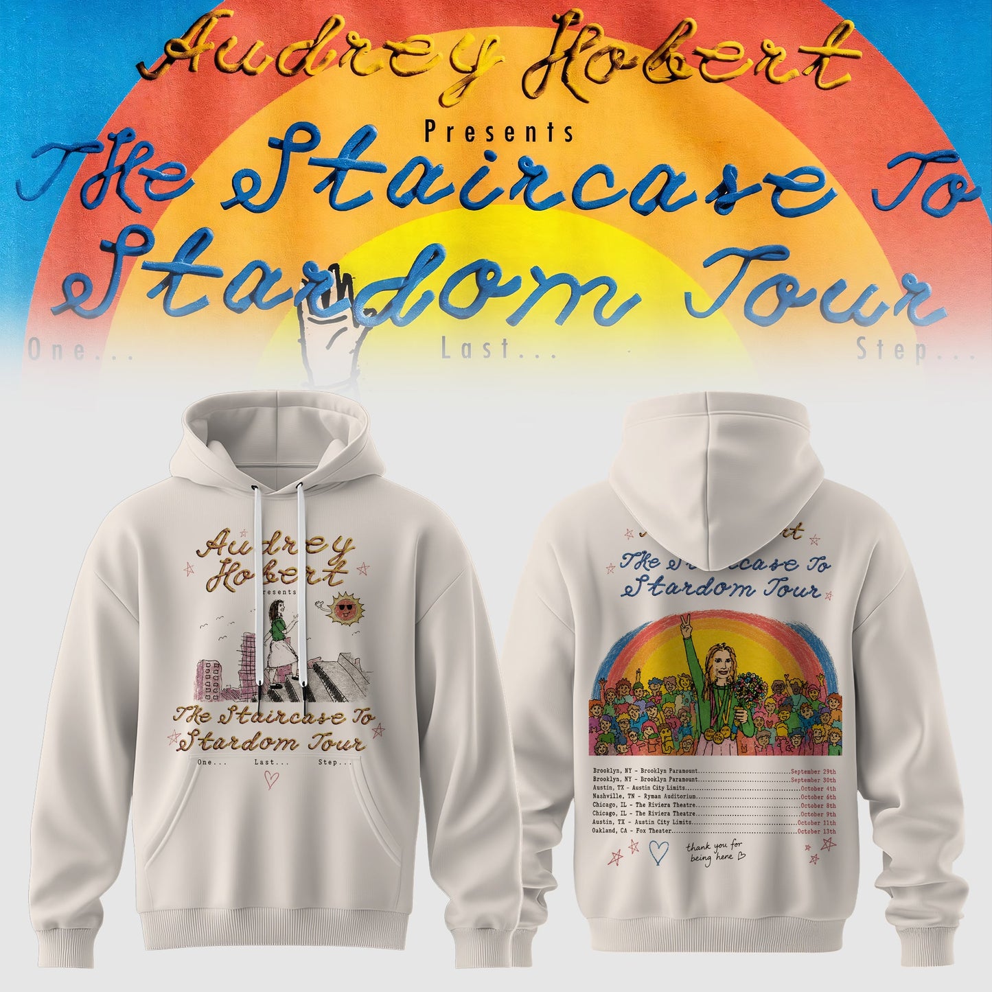 AUDREY HOBERT – THE STAIRCASE TO STARDOM TOUR HOODIE