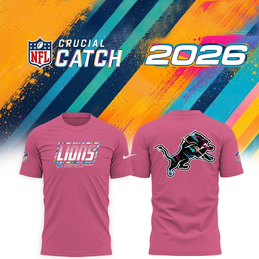 D. Lions 2026 Crucial Catch Limited Tshirt