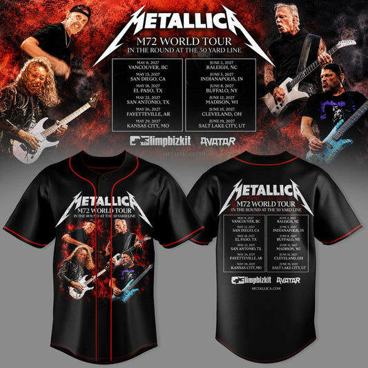 M72 World Tour 2026-2027 3D Graphic Baseball Jersey V1