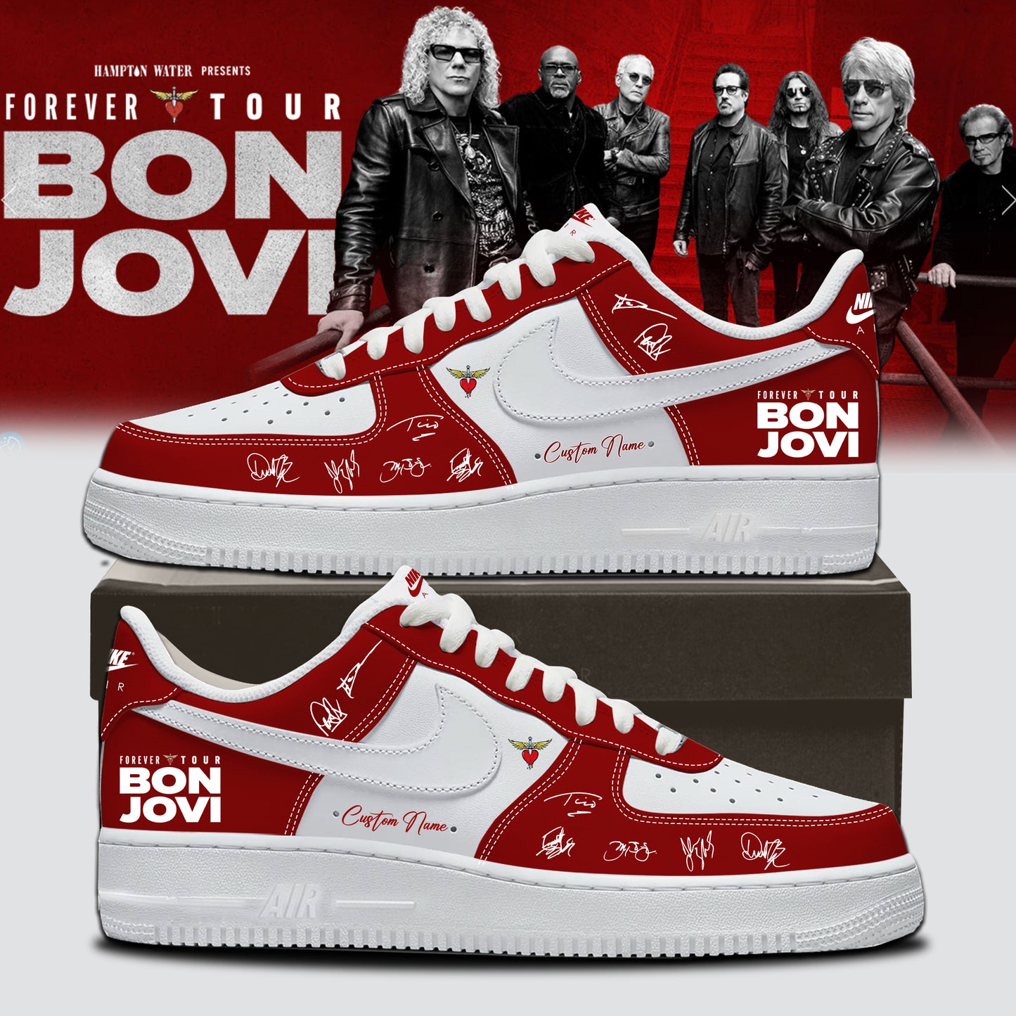 BON JOVI “Forever Tour” Signature Collection Limited Edition – Shoes