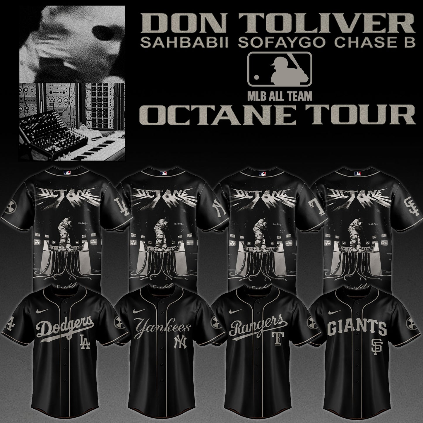 ..MLB ALL TEAMS x Don Toliver Octane Tour Jersey